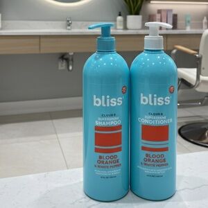 Bliss Cloud 9 Blood Orange & White Pepper Shampoo & Conditioner 32fl oz Set